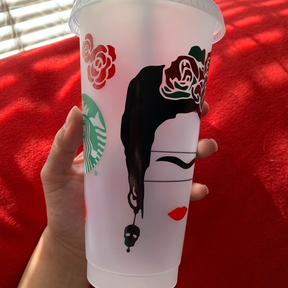 Custom Starbucks Frida Kahlo Cup - Picture 4 of 4